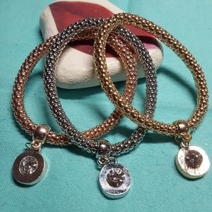 Set of popcorn Bracelets